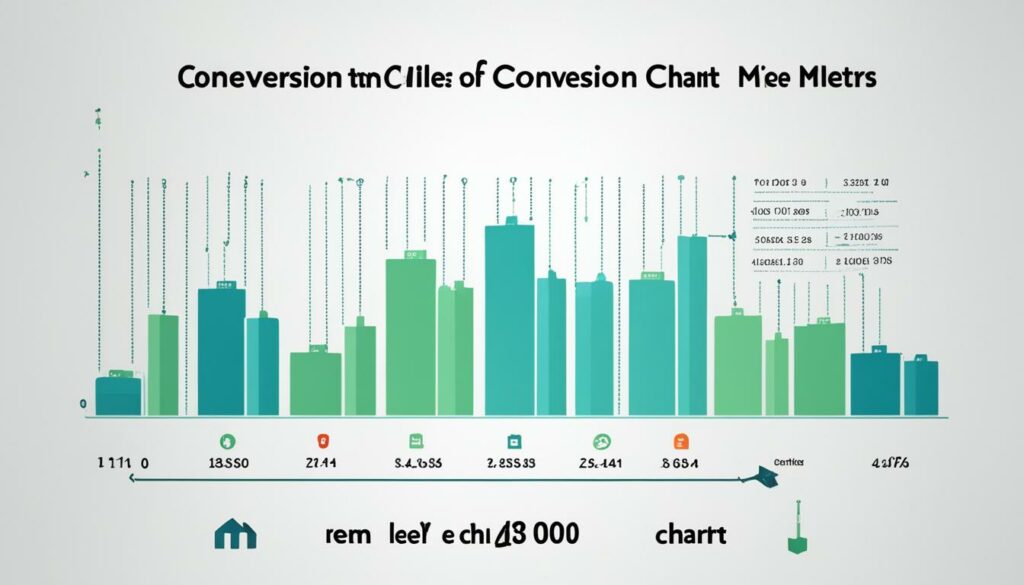 miles to meters conversion table